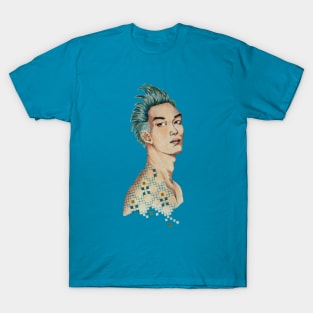 Asian Guy Illustration T-Shirt